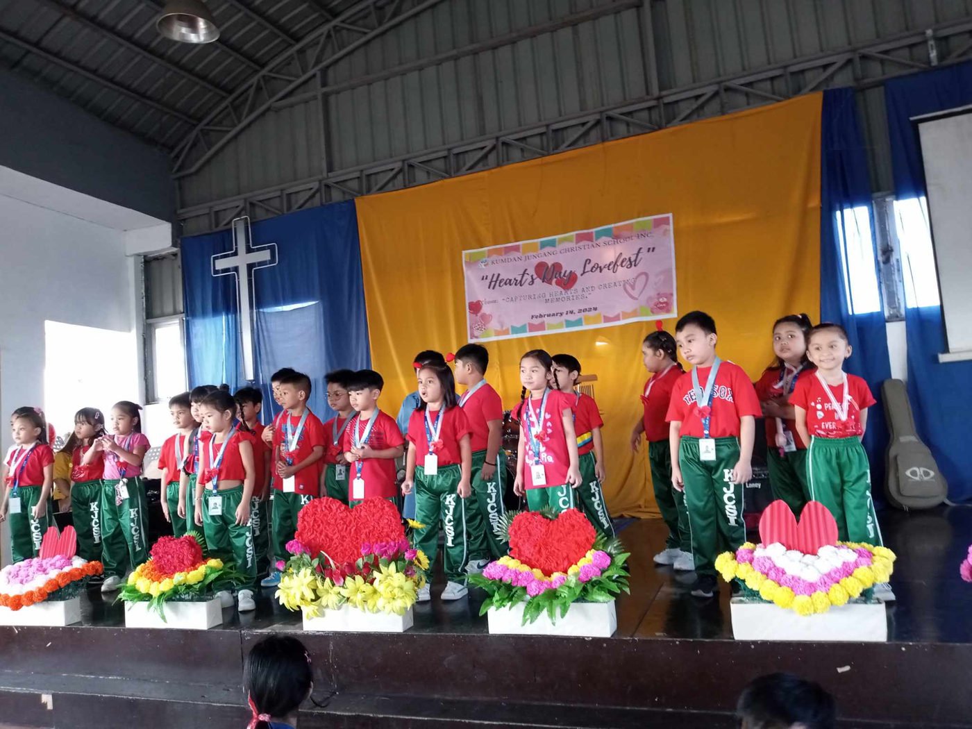 Valentine's Day programme in the worship hall